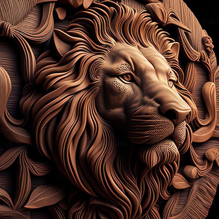 3D model lion (STL)